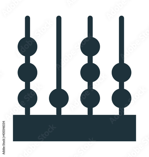 Abacus Vector Icon