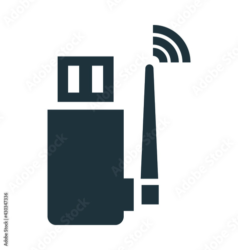 Usb Adapter Vector Icon