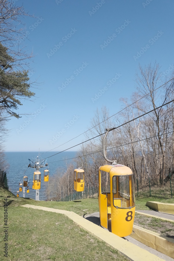 funicular in the park funicular in the park