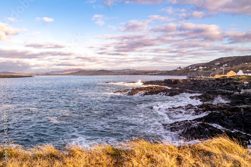 Views behind Portnoo harbour in County Donegal during the Covid-19 pandemic - Ireland. photo