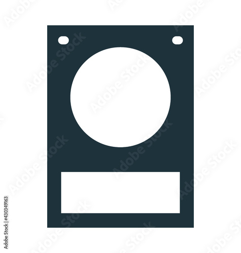 Hard Disk Vector Icon
