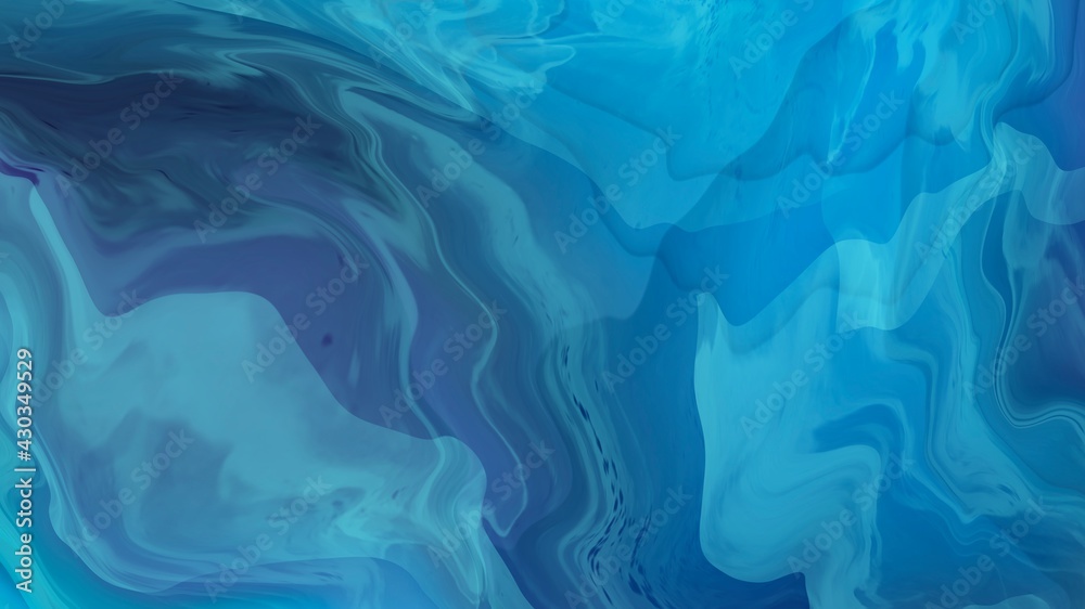 Blue flowing liquid waves abstract motion blurred background. Blue flowing liquid waves abstract motion blurred background.