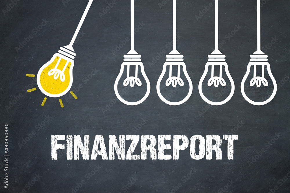 Fototapeta premium Finanzreport