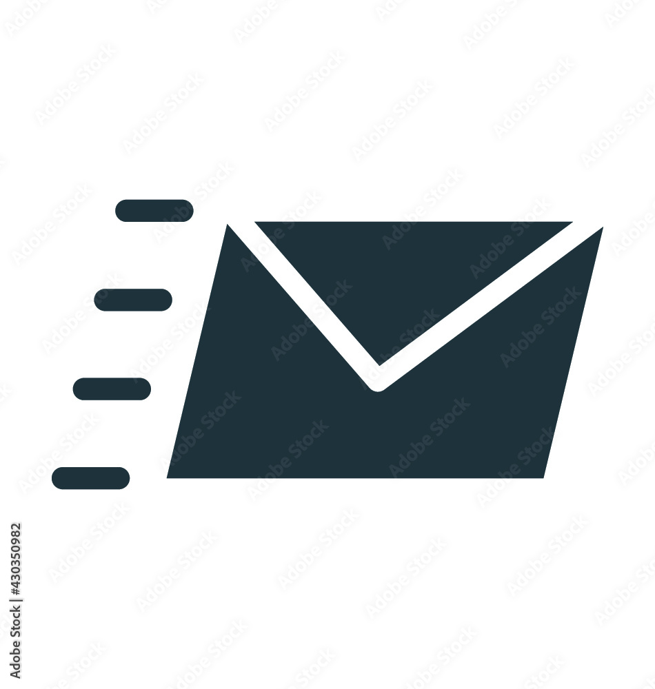 Sending Mail Vector Icon Sending Mail Vector Icon