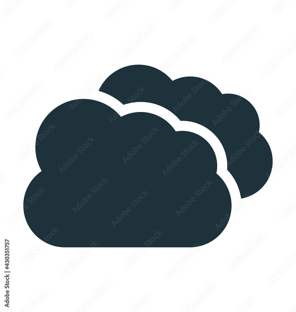 Clouds Vector Icon Clouds Vector Icon