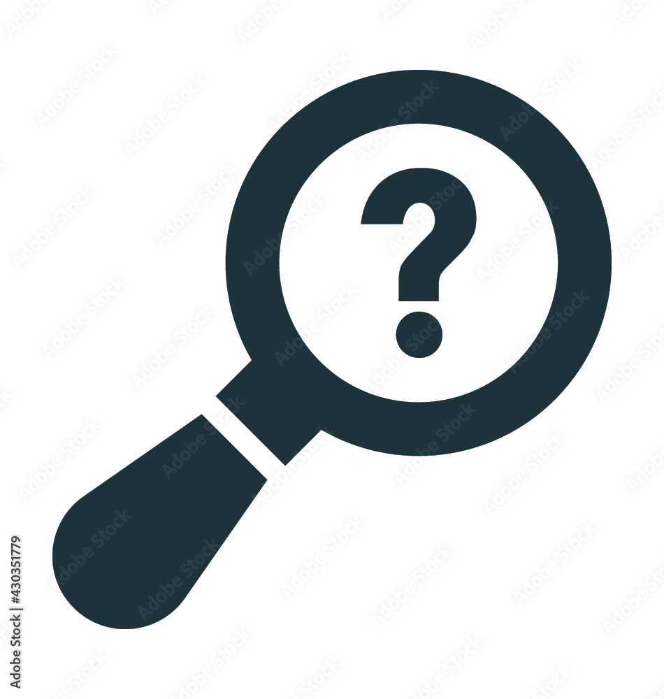 Unknown Search Vector Icon Unknown Search Vector Icon