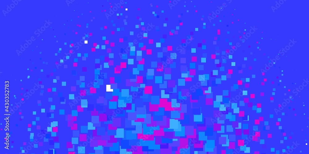 Light Pink, Blue vector backdrop with rectangles. Light Pink, Blue vector backdrop with rectangles.