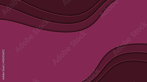 Beautiful burgundy pink wavy background. Suitable for postcards, notebooks and business cards.