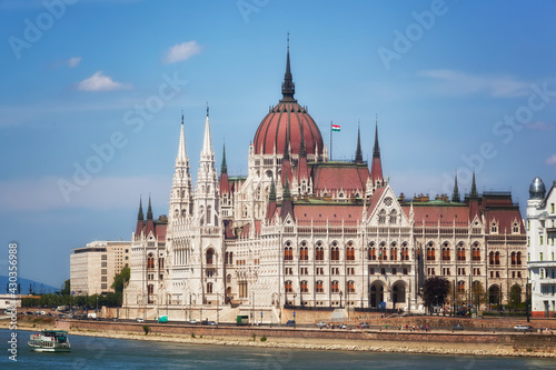 Building of the Hungarian parliament. Budapest. Hungary