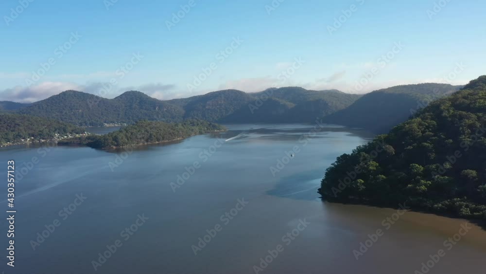 Milson island on Hawkesbury river in Australian Mooney Mooney area as 4k.
Milson island on Hawkesbury river in Australian Mooney Mooney area as 4k.