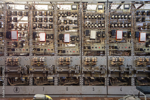 old machine generator room,