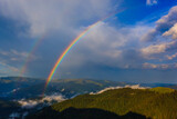 Rainbow over the mountains, Bucegi Mountains, Romania, Prahova County