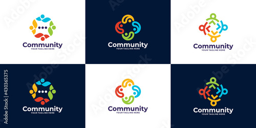  logo People and community Logo Design for Teams or Groups © budana