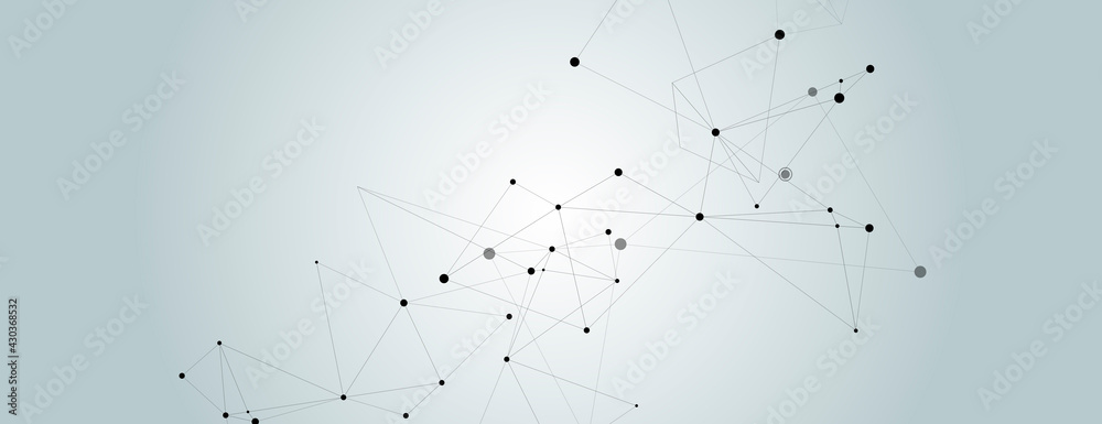 Vector chaotic connect dots and lines Vector chaotic connect dots and lines