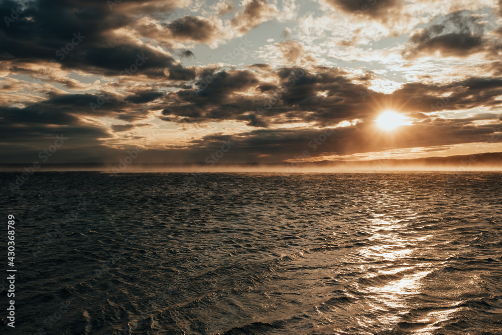 Makarska Riviera landscape before the storm Makarska Riviera landscape before the storm