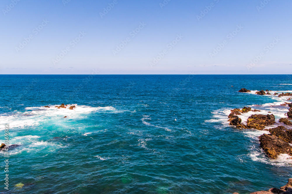 Costa del municipio de Puerto de la Cruz, en la isla de Tenerife Costa del municipio de Puerto de la Cruz, en la isla de Tenerife