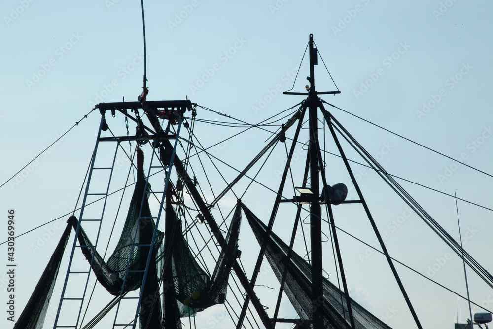 Fototapeta premium Fishing boats on the ocean