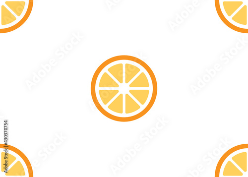 Lemon wedges. Seamless background for packaging and fabric design.