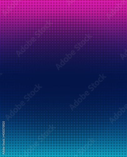 Design elements Editable Halftone dot pattern on dark background. Vector illustration eps 10 wallpaper backdrop with blue purple random dots. Digital data cryptography texture for technology