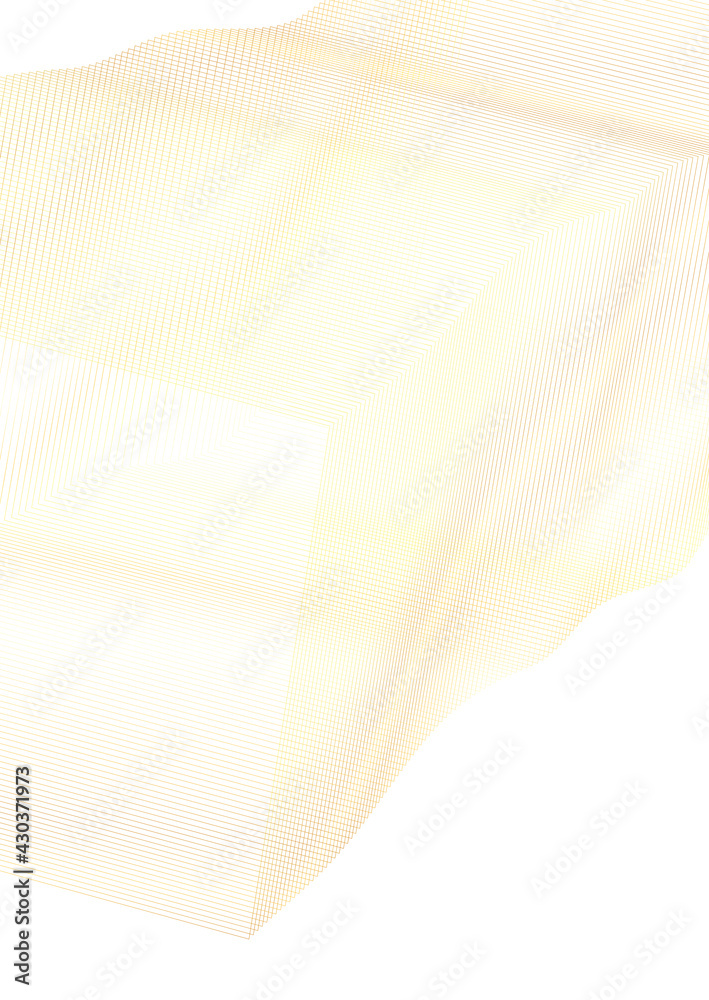 Design elements. Wave of many glittering lines. Abstract circle glow wavy stripes on white background isolated. Creative line art. Vector illustration EPS 10 art deco style for wedding invitation Design elements. Wave of many glittering lines. Abstract circle glow wavy stripes on white background isolated. Creative line art. Vector illustration EPS 10 art deco style for wedding invitation