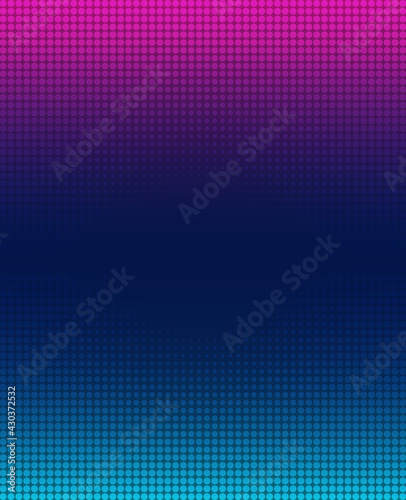 Design elements Editable Halftone dot pattern on dark background. Vector illustration eps 10 wallpaper backdrop with blue purple random dots. Digital data cryptography texture for technology