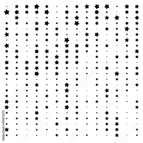 Abstract Falling Star Vector