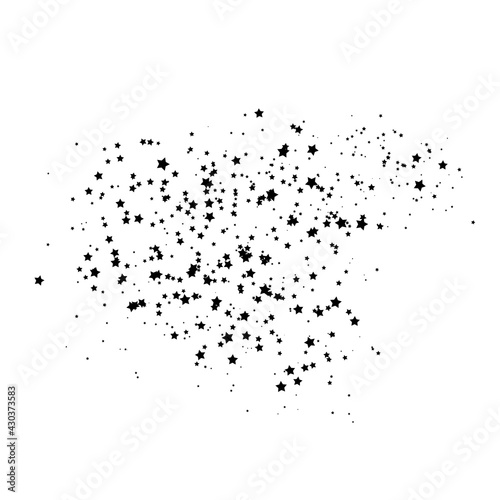 Abstract Falling Star Vector