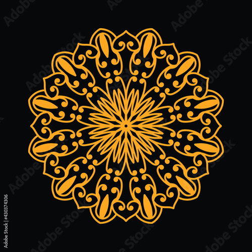 ornamental round lace ornament