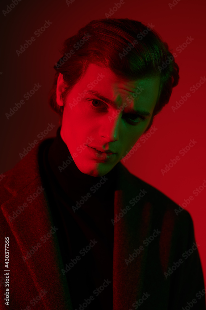 serious male model serious male model