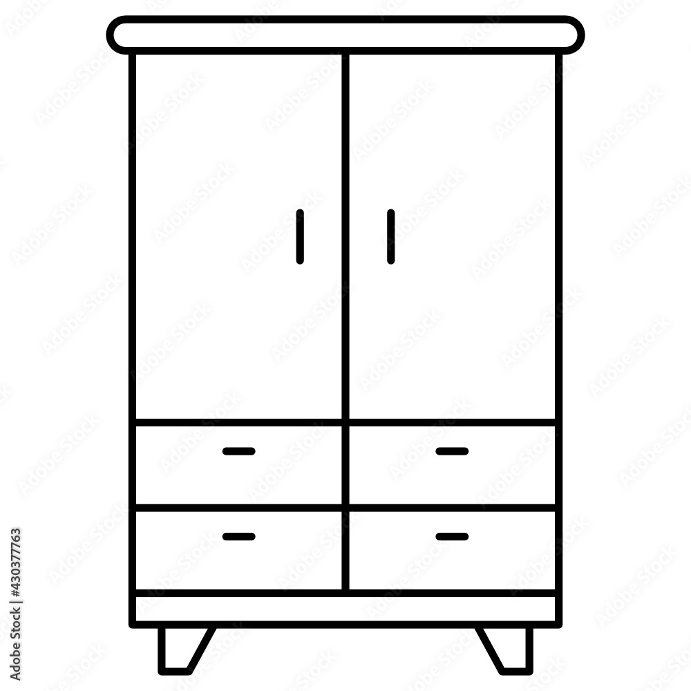 Yellow Melamine 2 Door Wardrobe with Drawers Concept Vector color line Icon Design, Interior design Symbol, Home Office decoration Sign, Residential and Commercial Decor Elements stock illustration Yellow Melamine 2 Door Wardrobe with Drawers Concept Vector color line Icon Design, Interior design Symbol, Home Office decoration Sign, Residential and Commercial Decor Elements stock illustration