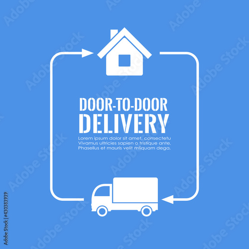 Delivery service information banner