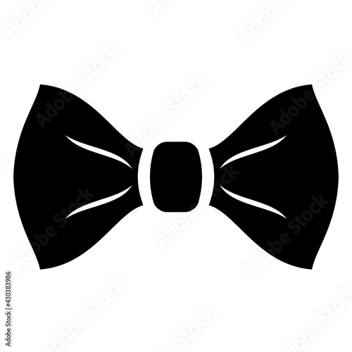 Neck bowtie vector icon