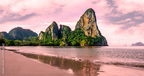 Dawn on West Railay Beach, Thailand
