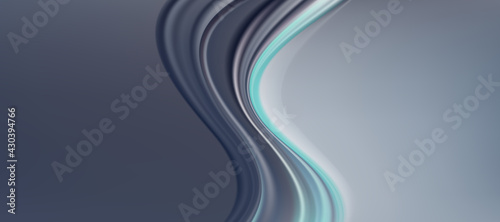 Abstract liquid background design, turquoise and grey paint color flow,artistic fluid watercolor background for website, brochure, banner, poster.