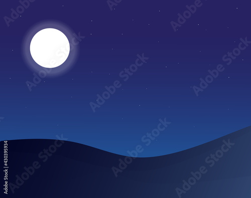 A Full Moon Night.