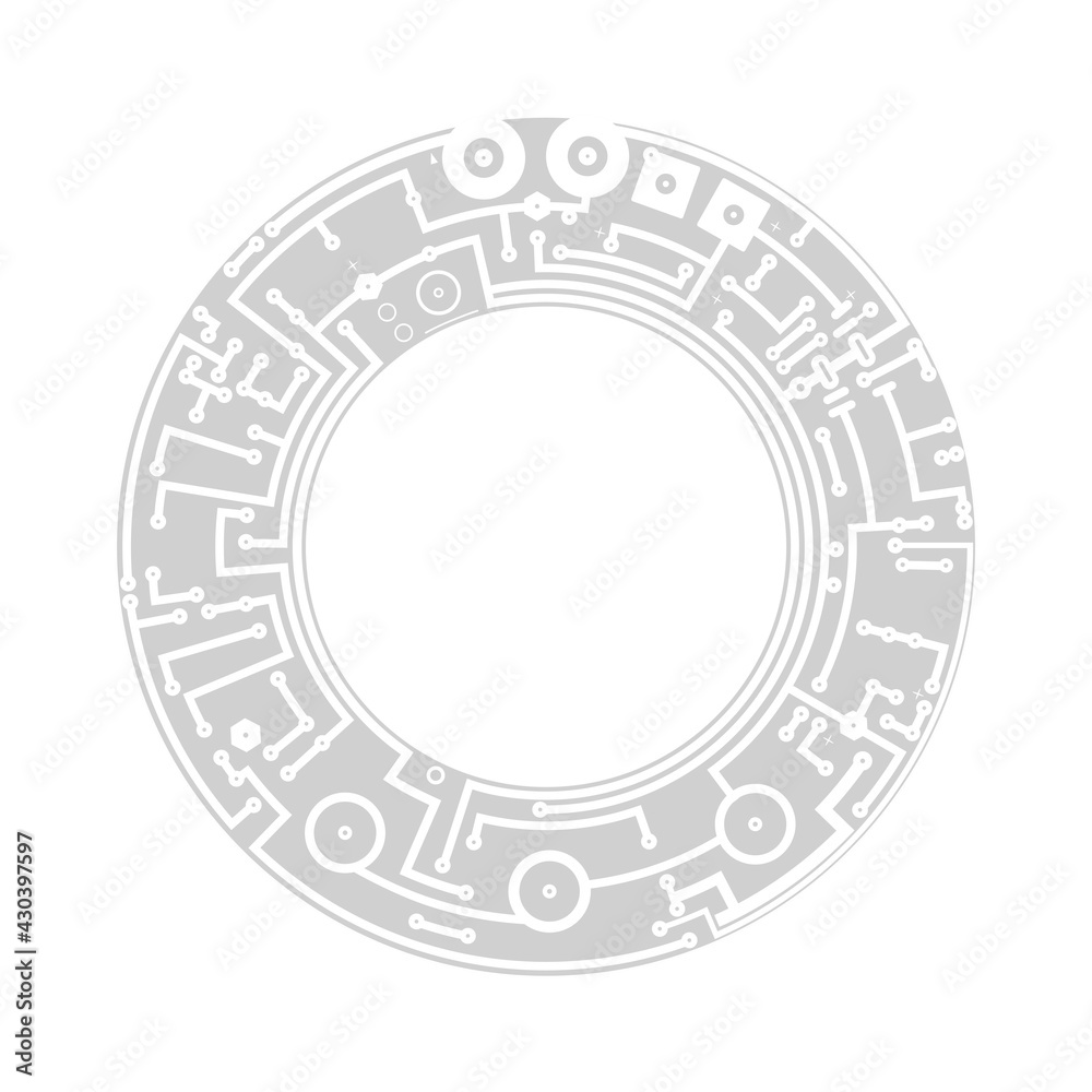 Fototapeta premium Schematic diagram - plan of electronic circuit
