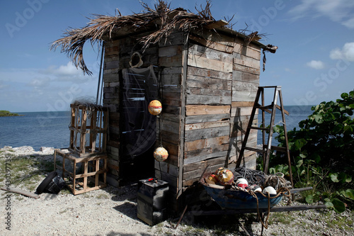 Fotografie, Tablou old fishing shack