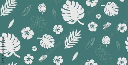 Art & Illustration tropical pattern