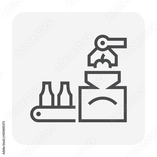 robot bottle icon