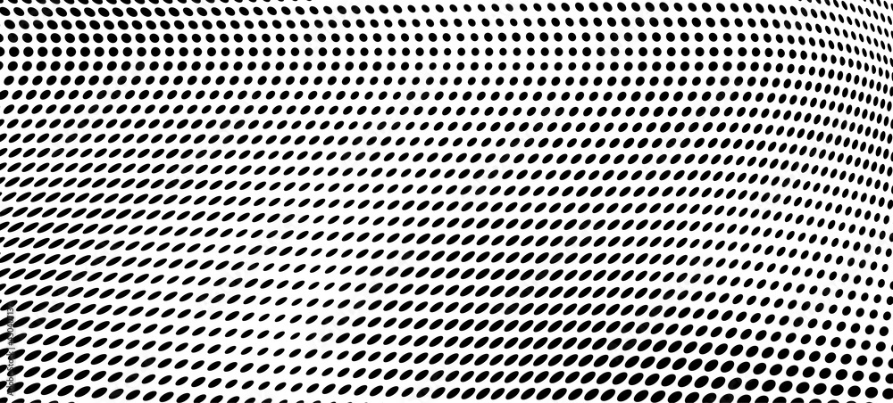 The halftone texture is monochrome. Vector chaotic background