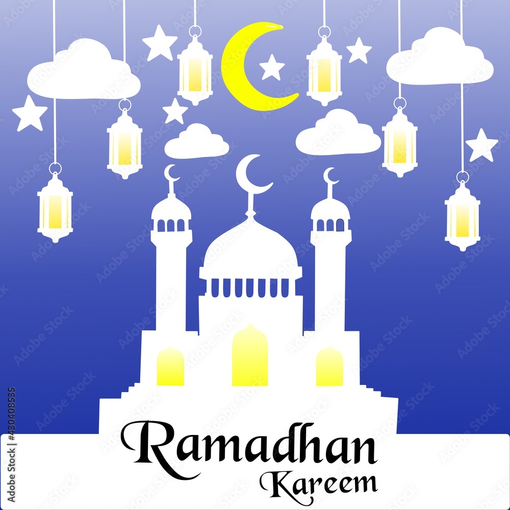 Ramadan Kareem Background. Ramadan card. Elegant Ramadan Background