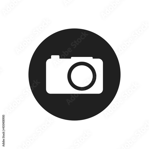 Photo Camera icon. Photography sign. Vector Illustration. 