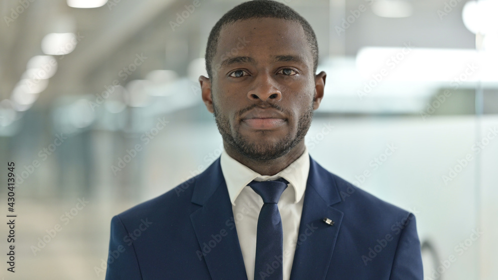 Portrait of African Businessman Looking at the Camera Portrait of African Businessman Looking at the Camera