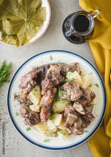 Step by step of preparing Clay-Pot Lamb Cooked over Vinewood from Sifnos