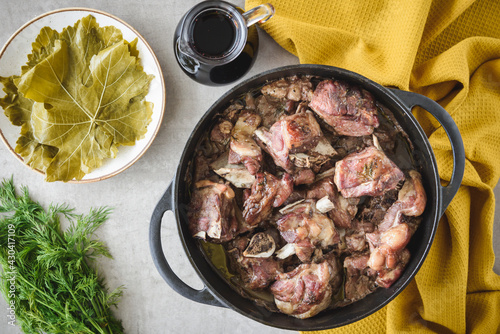 Step by step of preparing Clay-Pot Lamb Cooked over Vinewood from Sifnos