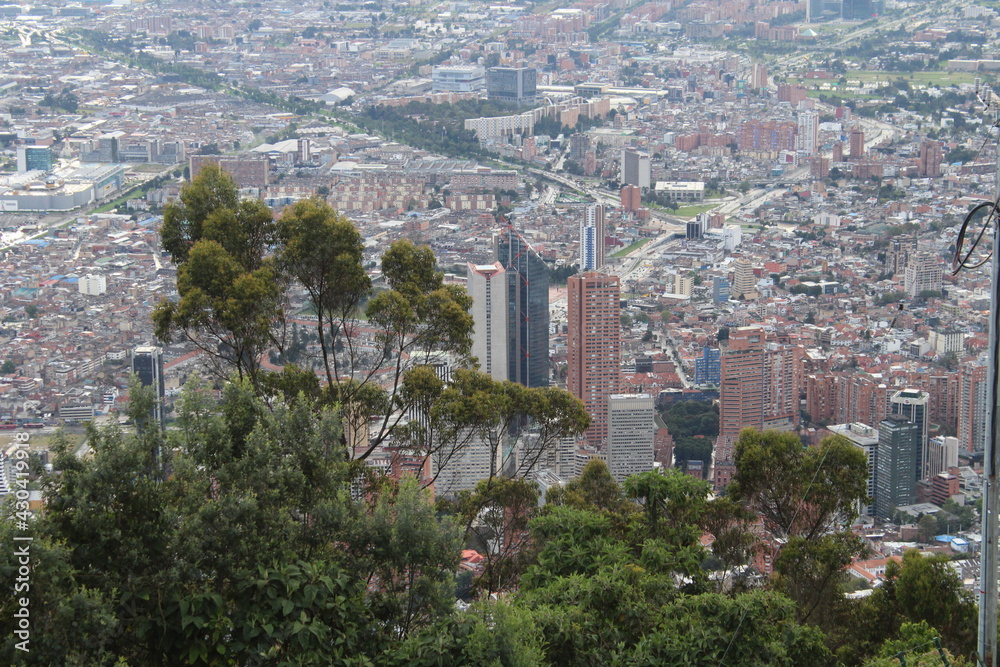 Paisaje, Bogotá desde Monserrate