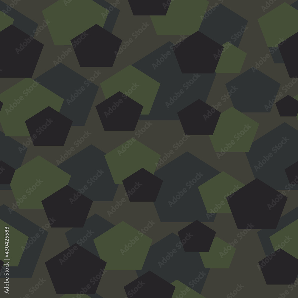 Fototapeta premium Abstract camouflage vector trendy background for textile.