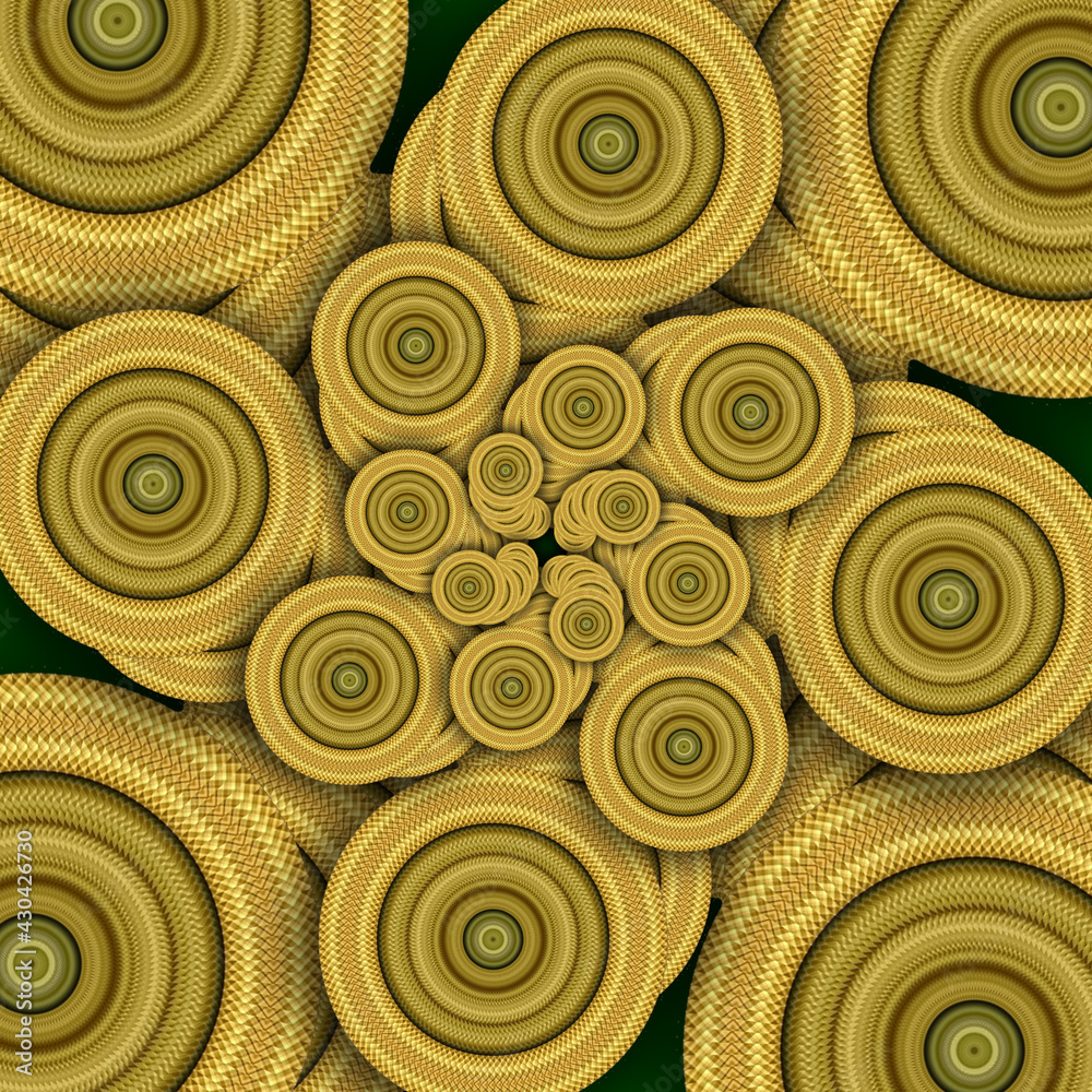 Golden yellow metallic coin background Golden yellow metallic coin background