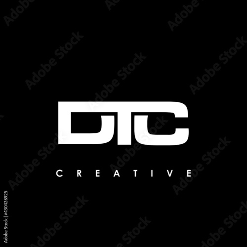 DTC Letter Initial Logo Design Template Vector Illustration
