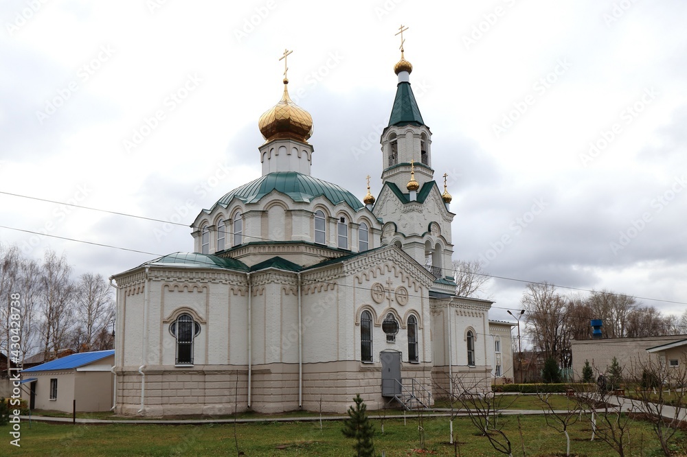 Church in honor of the Holy Great Martyr and Healer Panteleimon in Votkinsk, Udmurtia, Russia.